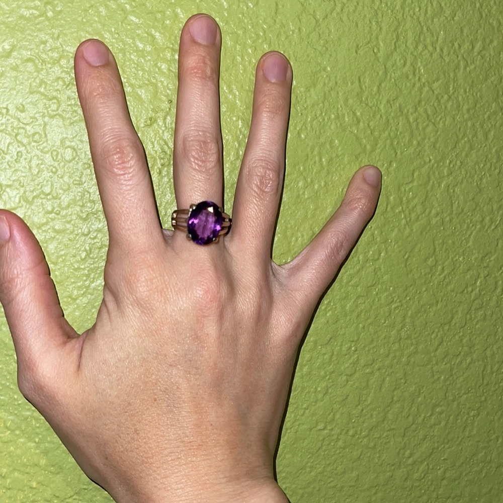 Programmed Crystal: Sterling Silver Amethyst Ring… - image 3
